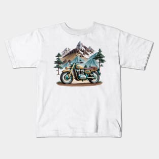 BIKES IN MOUNTAINS Kids T-Shirt